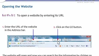 THE INTERNET APPLICATION | WEB BROWSER | ENGLISH