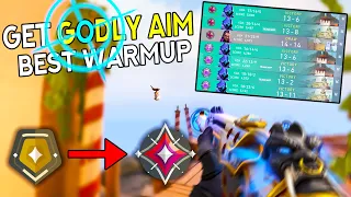HOW TO GET GODLY AIM IN VALORANT!  (BEST WARMUP ROUTINE)