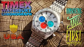 The Coolest Timex EVER - Waterbury Chronograph Unboxing!