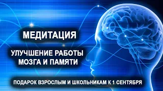 Медитация на улучшение работы мозга и памяти. Подарок взрослым и школьникам к 1 сентября.