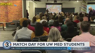 On Match Day, UW medical students learn where they'll go through residency