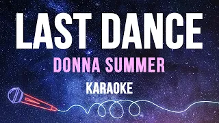 Donna Summer - Last Dance (Karaoke)