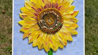 Ep. 164 A NEW MOSAIC SUNFLOWER START TO FINISH AND LITTLE MOSAICS IN BETWEEN!