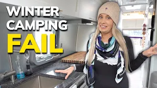 AIRSTREAM WINTER CAMPING FAIL 🥶 // RV prep mistakes in Texas Freeze