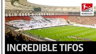 Stunning Derby Tifos in Bundesliga 2