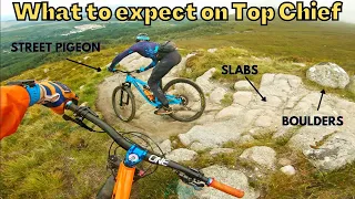 Amateur tackles Top Chief Fort William - Its a mean rocky descent