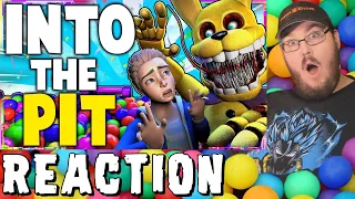 FNAF - INTO THE PIT SONG LYRIC VIDEO - Dawko & DHeusta (FAN ANIMATION MUSIC VIDEO) REACTION!!!