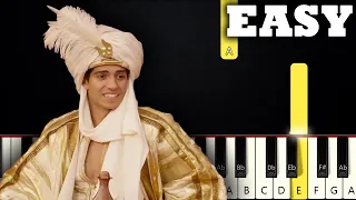Prince Ali - Aladdin | EASY PIANO TUTORIAL | SHEET MUSIC