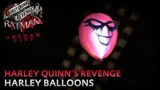 Batman: Arkham City - All Harley Balloons [Party's Over Trophy] - Harley Quinn's Revenge