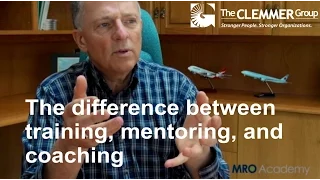 The Difference Between Training, Mentoring, and Coaching