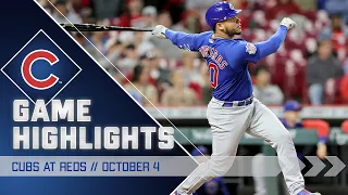 Cubs vs. Reds Game Highlights | 10/4/22