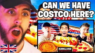 Brit Reacts to Brits go to Costco for the first time! ft. Zach King