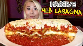 MASSIVE 4LB LASAGNA at Buca di Beppo in Brea, CA!! #RainaisCrazy