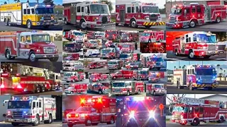 BEST OF  || 2022/23 December - March || Firetrucks & EMS Responding Compilation #1