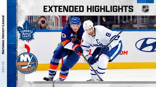 Toronto Maple Leafs vs New York Islanders Nov 21, 2021 HIGHLIGHTS