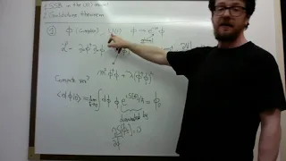 Particle physics lecture 17 - Spontaneous symmetry breaking in the U(1) model/Goldstone theorem
