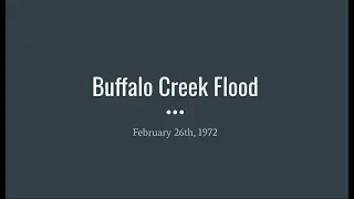 The Buffalo Creek Flood