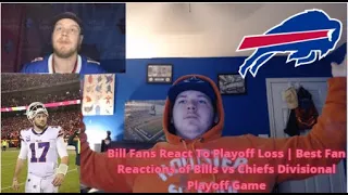 REACTION TO Bill Fans React To Playoff Loss | Best Fan Reactions of Bills vs Chiefs