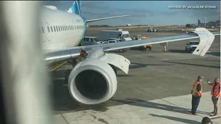Engine cover detaches, forcing Alaska Airlines flight headed to San Diego to make emergency landing