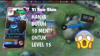 Tutorial pakai yi sun-shin hanya butuh 10menit untuk mencapai level 15