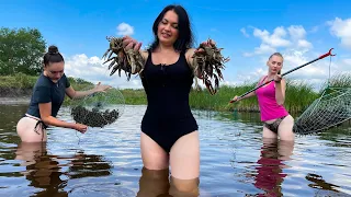 🦀 Catching Crayfish and cooking 3 Legendary Dishes from Them! The Search for Taste Treasures