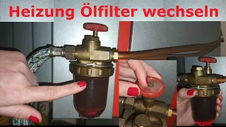 Ölfilter Heizung wechseln