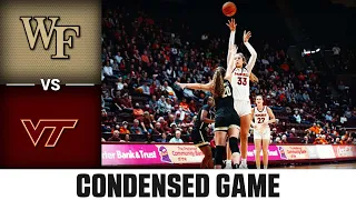 Wake Forest vs. Virginia Tech Condensed Game | 2022-23 ACC Women’s Basketball