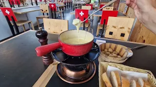 Savoring Swiss Splendor: Fondue  & Gruyère Cheese Tasting in La Maison du Gruyère/Gruyere