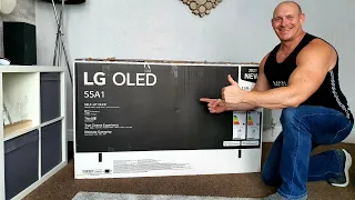 LG A1 OLED, unboxing,setup & demo