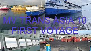 MV TRANS ASIA 10 FIRST VOYAGE 2024