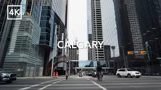 [4K Walk] 🇨🇦 Calgary Street Videography March 2024 🏙️ Explore Canada | カルガリー・さんぽ