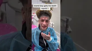 Island boys get their teeth repold because he can’t pay for them