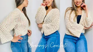 CROCHET CARDIGAN / CROCHET SWEATER  TUTOTORIAL / #CROCHET / Brenny's Crochet