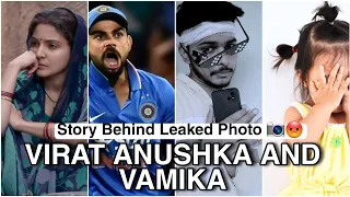 VIRAT ANUSHKA AND VAMIKA 📷😡 |  Vamika's  Leaked Photo #shorts #viratkohli #vamika