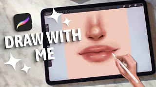 Procreate Drawing | Draw With Me | With Chill Lofi Music