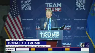 Trump speaks at 2 events in Las Vegas, rails against 2020 election, Biden