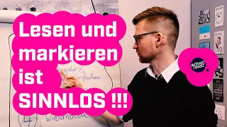 Warum Lesen & markieren SINNLOS ist! Besser lernen mit Feynman Methode