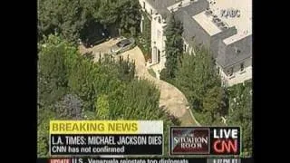 Michael Jackson (Died Cardiac Arrest) CNN June 25, 2009