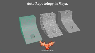 Auto Retopology in Maya / Retopologia en Maya. Tutorial