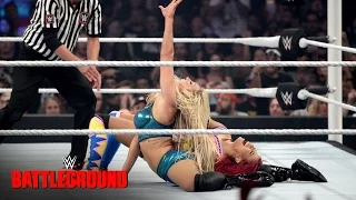 Sasha Banks &  Bayley vs. Charlotte & Dana Brooke: WWE Battleground 2016 on WWE Network