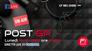 "POST GP" del 13 dicembre - Gp di Abu Dhabi