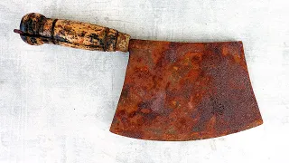 Restoration Rusty JAPANESE Cleaver