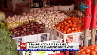 PSA: Inflation rate sa bansa, tumaas sa 8% nitong Nobyembre | 24 Oras News Alert