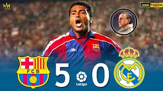 Barcelona 5 - 0 Real Madrid (Romario masterclass) ● La Liga 1993/94 Highlights and Goals