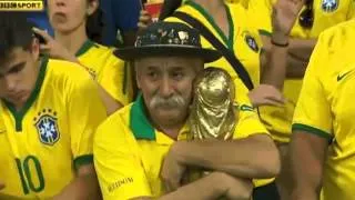 BRAZIL FAN REACTION TO THEIR LOSS! TOO FUNNY!