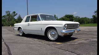 1966 Studebaker Commander 2 Door in Arctic White & Ride on My Car Story with Lou Costabile