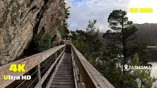 Virtual Run 4K - Dove Lake Circuit - Virtual Running Video - Scenery Tasmania