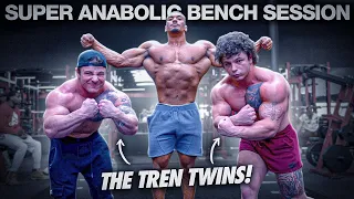 Super Anabolic Bench Session with the Tren Twins!