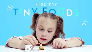 Kids Try Tiny Foods | Kids Try | HiHo Kids