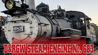 Standard Gauge Pioneer: D&RGW Steam Locomotive No. 683 - Big Train Tours - Colorado Railroad Museum!